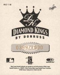 2002 Donruss Diamond Kings - T204 #RC-18 Hideo Nomo  Back