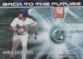 2002 Donruss Elite - Back to the Future #BF-18 Paul Lo Duca  Front