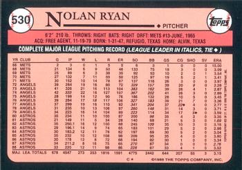 1999 Topps - Nolan Ryan Commemorative Reprints #22 Nolan Ryan Back