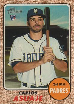2017 Topps Heritage #520 Carlos Asuaje Front