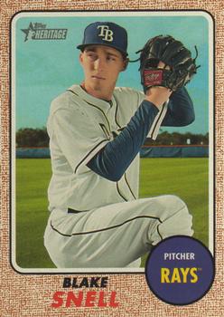 2017 Topps Heritage #601 Blake Snell Front