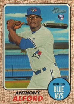 2017 Topps Heritage #690 Anthony Alford Front