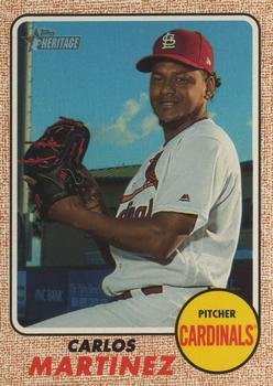 2017 Topps Heritage #706 Carlos Martinez Front