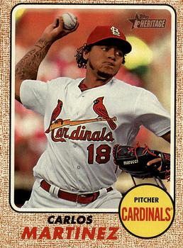 2017 Topps Heritage #706 Carlos Martinez Front