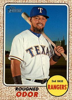 2017 Topps Heritage #17 Rougned Odor Front
