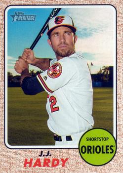2017 Topps Heritage #159 J.J. Hardy Front
