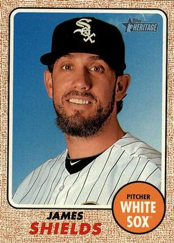 2017 Topps Heritage #178 James Shields Front
