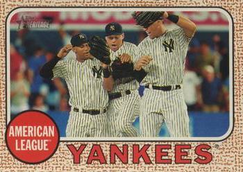 2017 Topps Heritage #197 New York Yankees Front