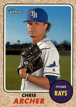 2017 Topps Heritage #223 Chris Archer Front