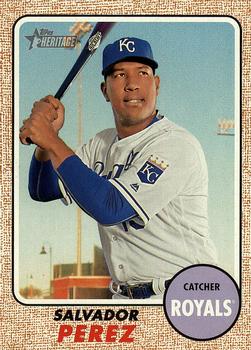2017 Topps Heritage #239 Salvador Perez Front