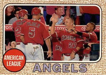 2017 Topps Heritage #266 Los Angeles Angels Front