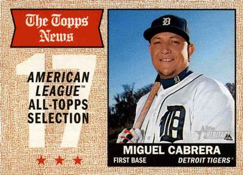 2017 Topps Heritage #364 Miguel Cabrera Front