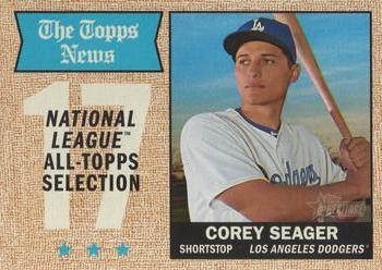 2017 Topps Heritage #367 Corey Seager Front