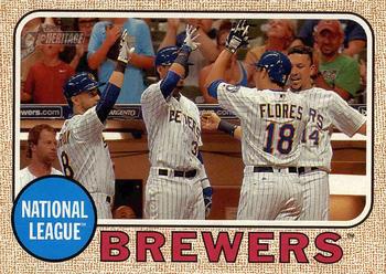 2017 Topps Heritage #397 Milwaukee Brewers Front