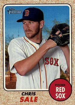 2017 Topps Heritage #405 Chris Sale Front