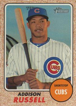 2017 Topps Heritage #424 Addison Russell Front
