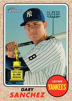 2017 Topps Heritage #444 Gary Sanchez Front