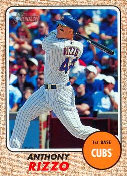 2017 Topps Heritage #410 Anthony Rizzo Front