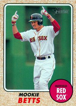 2017 Topps Heritage #428 Mookie Betts Front