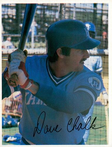 1980 Kansas City Royals #NNO Dave Chalk Front