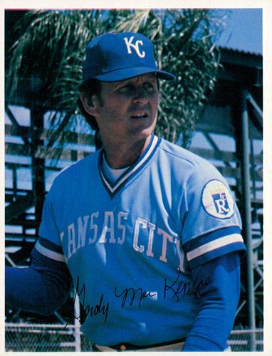 1980 Kansas City Royals #NNO Gordy MacKenzie Front