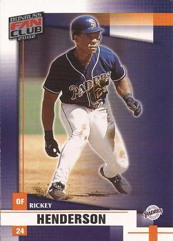 2002 Donruss Fan Club #68 Rickey Henderson Front