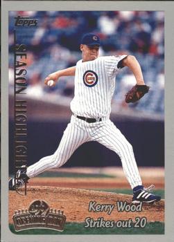 1999 Topps Opening Day #162 Kerry Wood Front