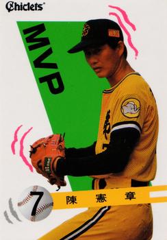 1992 Chiclets CPBL #247 Hsien-Chang Chen Front