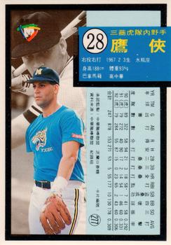 1992 Chiclets CPBL #277 Luis Iglesias Back
