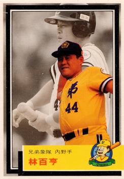 1992 Chiclets CPBL #287 Pai-Heng Lin Front