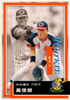 1992 Chiclets CPBL #349 Chun-Chieh Huang Front
