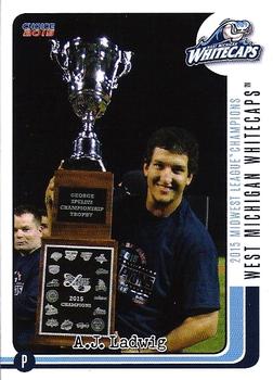 2015 Choice Midwest League Champions #10 A.J. Ladwig Front