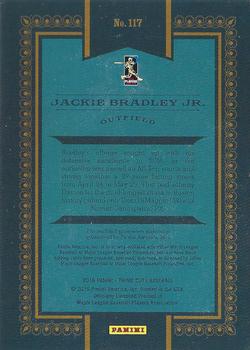 2016 Panini Prime Cuts #117 Jackie Bradley Jr. Back