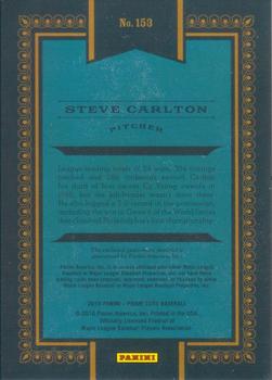 2016 Panini Prime Cuts #153 Steve Carlton Back