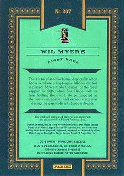 2016 Panini Prime Cuts #207 Wil Myers Back