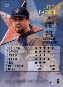 1999 Topps Stars #22 Jeff Bagwell Back