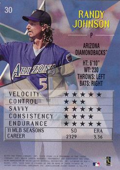 1999 Topps Stars #30 Randy Johnson Back