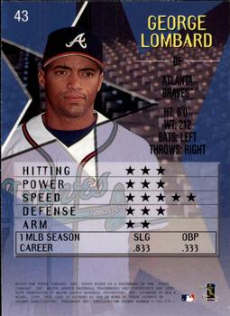 1999 Topps Stars #43 George Lombard Back