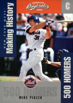 2002 Donruss Originals - Making History #MH6 Mike Piazza  Front