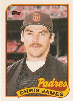 1989 Topps Traded #56T Chris James Front