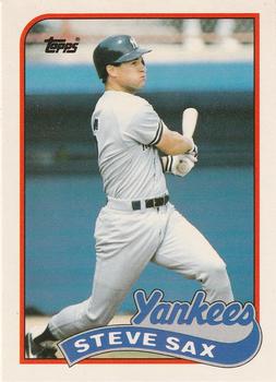 1989 Topps Traded #111T Steve Sax Front
