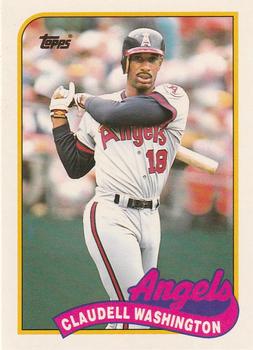 1989 Topps Traded #125T Claudell Washington Front