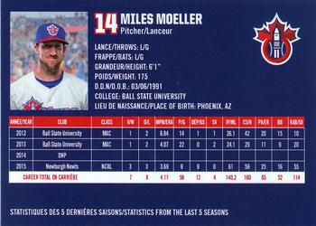 2016 Ottawa Champions #NNO Miles Moeller Back