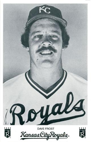 1982 Kansas City Royals Photocards #NNO Dave Frost Front