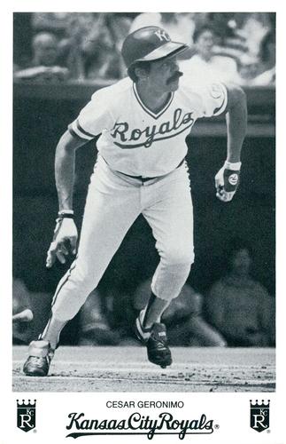 1982 Kansas City Royals Photocards #NNO Cesar Geronimo Front