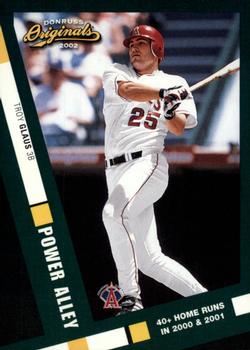 2002 Donruss Originals - Power Alley #PA-6 Troy Glaus  Front