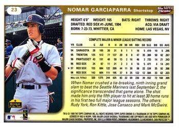 1999 Topps SuperChrome #23 Nomar Garciaparra Back
