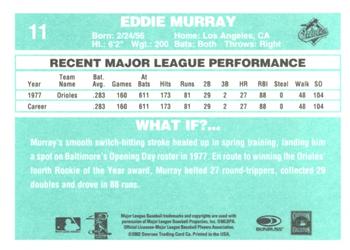 2002 Donruss Originals - What If 1978 #11 Eddie Murray Back