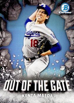 2016 Bowman Chrome - Out Of The Gate #OOG-4 Kenta Maeda Front