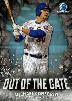 2016 Bowman Chrome - Out Of The Gate #OOG-5 Michael Conforto Front